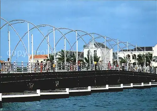 Curacao Niederlaendische Antillen The ponton bridge Kat. Niederlaendische Antillen