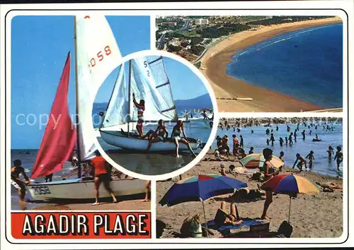 Agadir Plage Fliegeraufnahme Kat. Agadir