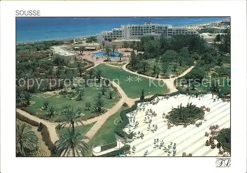 Sousse Fliegeraufnahme Hotel Marhaba Beach Kat. Tunesien