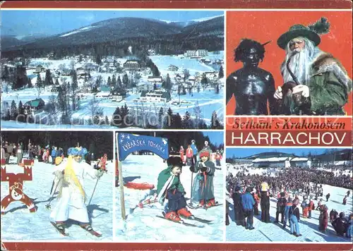 Harrachov Harrachsdorf Skigebiet Kinderfasching Kat. Harrachsdorf