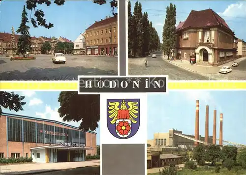 Hodonin Gottwladovo namesti Fabriktuerme Kat. Goeding