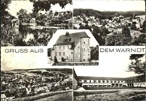 Ludweiler Gesamtansicht Panorama Schloss Kat. Voelklingen