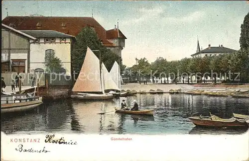 Konstanz Bodensee Gondelhafen  Kat. Konstanz