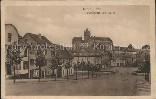 Diez Lahn Marktplatz Schloss Kat. Diez