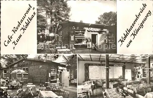 Wannsee Cafe Restaurant Zum Kohlhas Kohlhasenbrueck Kat. Berlin