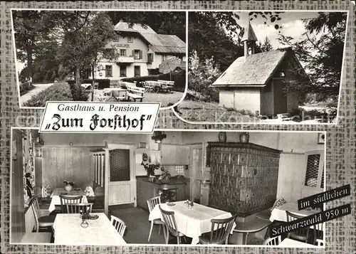 Haeg Ehrsberg Gasthaus Zum Forsthof  Kat. Haeg Ehrsberg
