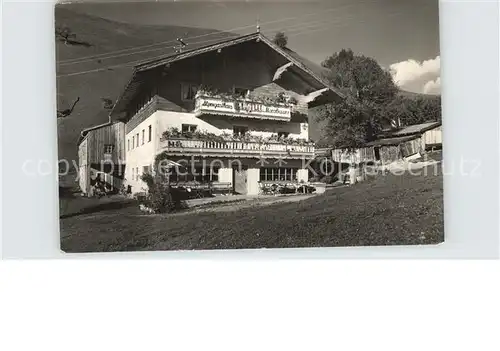Sachrang Chiemgau Alpengasthaus Moosbauer Kat. Aschau i.Chiemgau