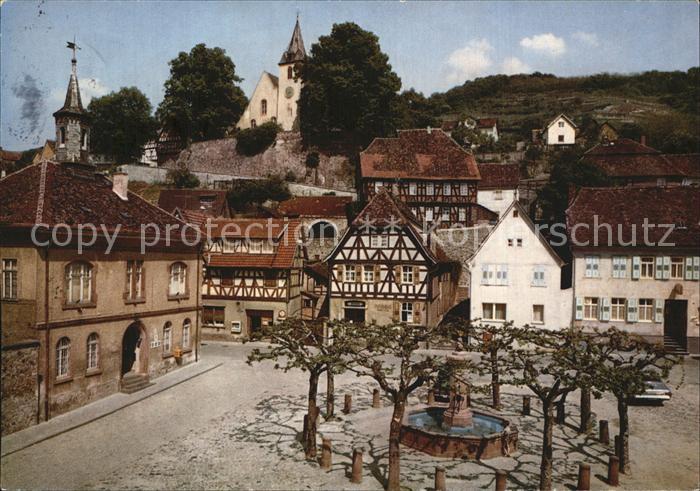 Zwingenberg Bergstrasse Marktplatz Kat. Zwingenberg Nr. de03311