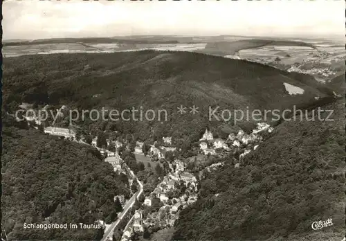 Schlangenbad Taunus Fliegeraufnahme Kat. Schlangenbad