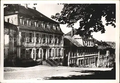 Blieskastel Barockhaeuser am Schlossberg Kat. Blieskastel