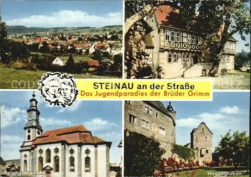 Steinau Strasse Amtshaus Hirschgraben Reinhardskirche  Kat. Steinau an der Strasse