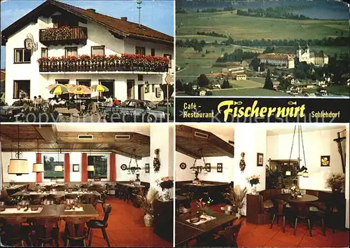 Schlehdorf Restaurant Cafe Fischerwirt Kat. Schlehdorf