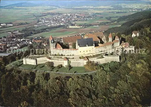 Coburg Fliegeraufnahme Veste Kat. Coburg