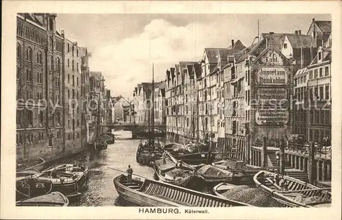 Hamburg Kueterwall Kat. Hamburg