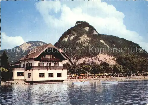 Fuschl See Salzkammergut Hotel Seerose mit Ellmaustein Kat. Fuschl am See
