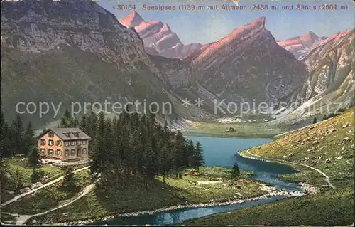 Seealpsee Altmann Saentis Kat. Schwende