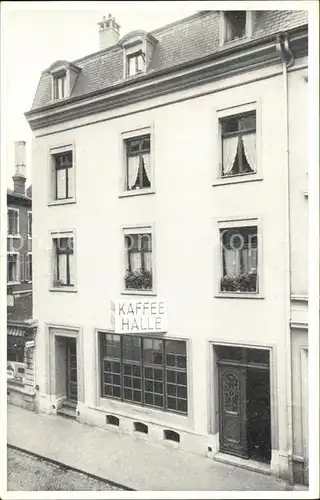 Basel BS Kaffeehalle Heumattstrasse Kat. Basel
