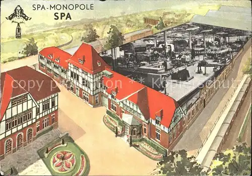 Spa Liege Monopole 1963Reine Kuenstlerkarte  Kat. 