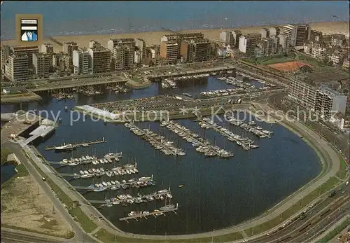Blankenberge Hafen Luftbild Kat. 