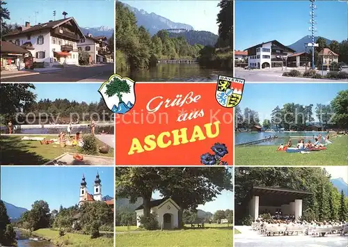 Aschau Chiemgau Ansichten Wintersportplatz Kat. Aschau i.Chiemgau