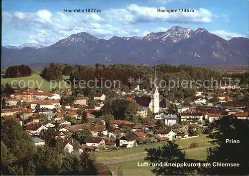 Prien Chiemsee Hochfelln Hochgern Ansicht Kat. Prien a.Chiemsee