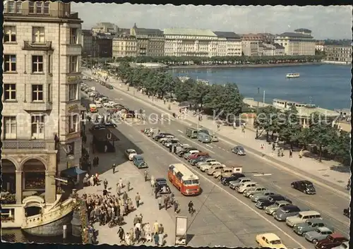 Hamburg Jungfernstieg Binnenalster Kat. Hamburg