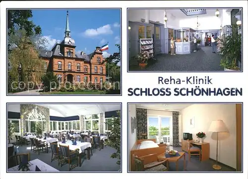 Brodersby Schlei Reha Klinik Schloss Schoenhagen Kat. Brodersby