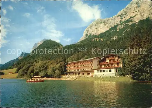 Berchtesgaden Am Hintersee mit Reiteralpe Kat. Berchtesgaden