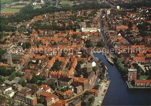 Emden Ostfriesland Fliegeraufnahme Seehafenstadt Kat. Emden