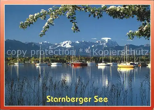 Starnbergersee Alpspitze Zugspitze Kat. Starnberg