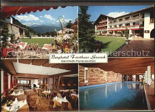 Garmisch Partenkirchen Berghotel Forsthaus Graseck   Kat. Garmisch Partenkirchen