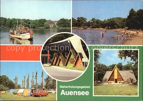 Leipzig Auensee Strandbad Campingplatz Kat. Leipzig