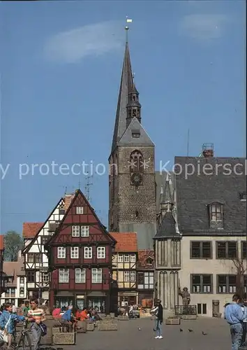 Quedlinburg Marktplatz  Kat. Quedlinburg