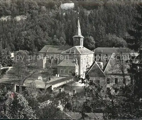 Marienthal Mersch Kloster Luftbild Kat. Luxemburg