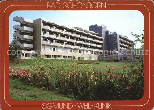 Bad Schoenborn Sigmund Weil Klinik Kat. Bad Schoenborn