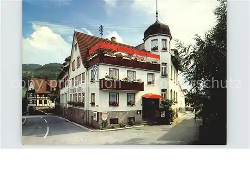 Scheuern Gernsbach Landgasthaus Sternen Hotel Kat. Gernsbach