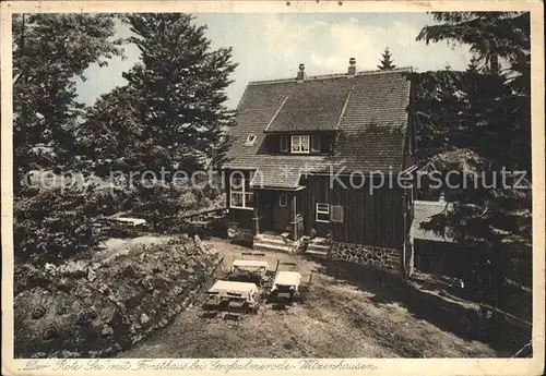 Witzenhausen Forsthaus am Roten See Kat. Witzenhausen