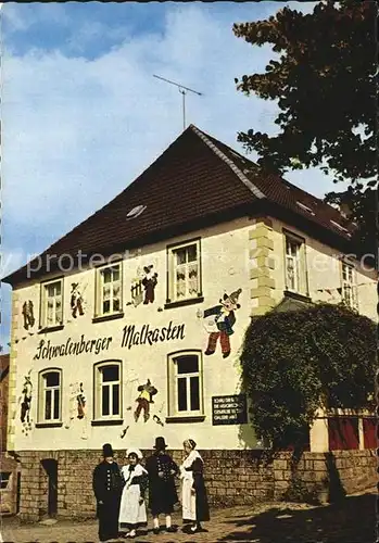 Schwalenberg Hotel Malkasten Kat. Schieder Schwalenberg