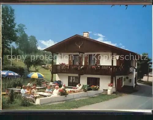 Schoenbrunn Wald Pension Waldfrieden Doppelkarte  Kat. Schwarzenbach a.Wald