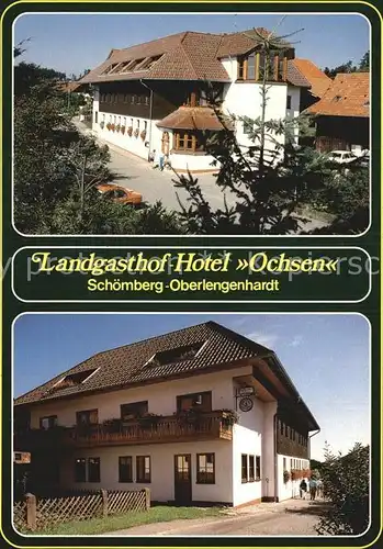 Oberlengenhardt Landgasthof Hotel Ochsen Kat. Schoemberg