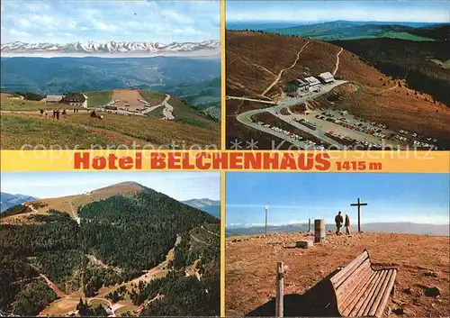 Belchen Baden Hotel Belchenhaus Gipfelkreuz Panorama  Kat. Neuenweg