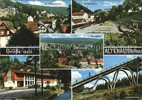 Altenau Harz Jugendschant Kurmittelhaus Konzertgarten Silberhuette Kat. Altenau