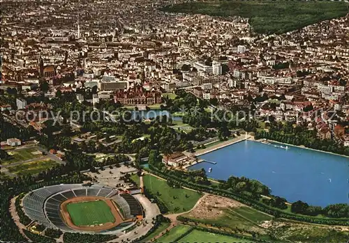 Hannover Niedersachsen Stadion Maschsee City Kat. Hannover