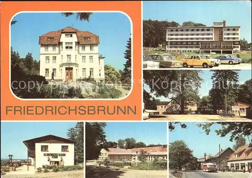 Friedrichsbrunn Harz Sanatorium Bettenhaus Kurt Dillge Ferienheim Viktorshoehe  Kat. Friedrichsbrunn