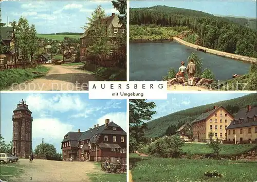Auersberg Wildenthal Carlsfeld Sosa Talsperre Berghotel Auenberg  Kat. Eibenstock