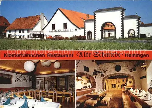 Heiningen Wolfenbuettel Restaurant Alte Schmiede Kat. Heiningen