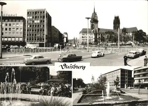 Duisburg Ruhr Partie am Rathaus Anlagen  Kat. Duisburg