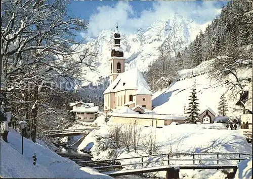 Ramsau Berchtesgaden Malerwinkel  Winter Kat. Ramsau b.Berchtesgaden