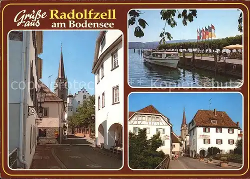 Radolfzell Bodensee Schiffsanlegestelle Ansichten Kat. Radolfzell am Bodensee