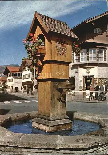 Sonthofen Oberallgaeu Marktbrunnen Kat. Sonthofen